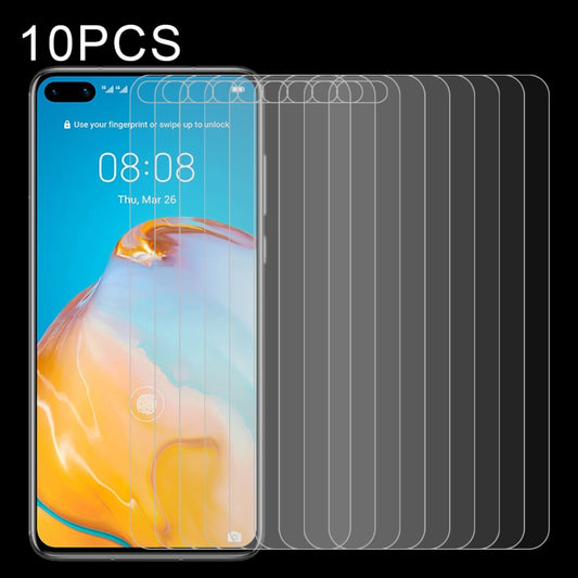 Tempered glass screen protector set of 10, 2.5D curved, non-full coverage for phone front