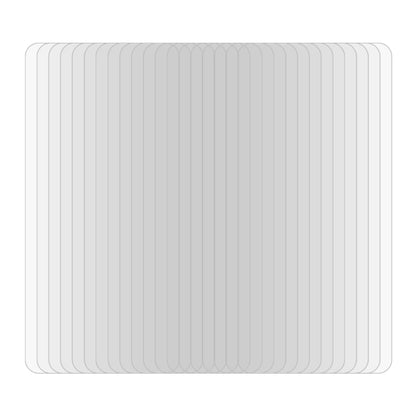 Stack of tempered glass screen protector films for smartphones, 50 pcs
