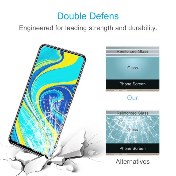 Tempered glass screen protector demonstrating impact resistance with reinforced glass layers