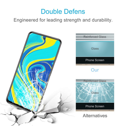 Tempered glass screen protector demonstrating impact resistance with reinforced glass layers