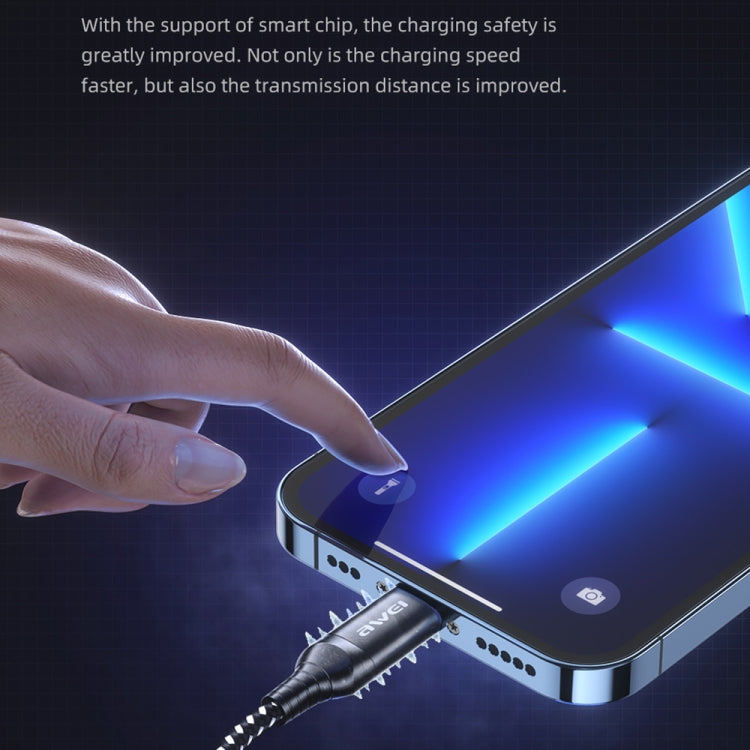 4-in-1 cable connector being inserted into a smartphone charging port
