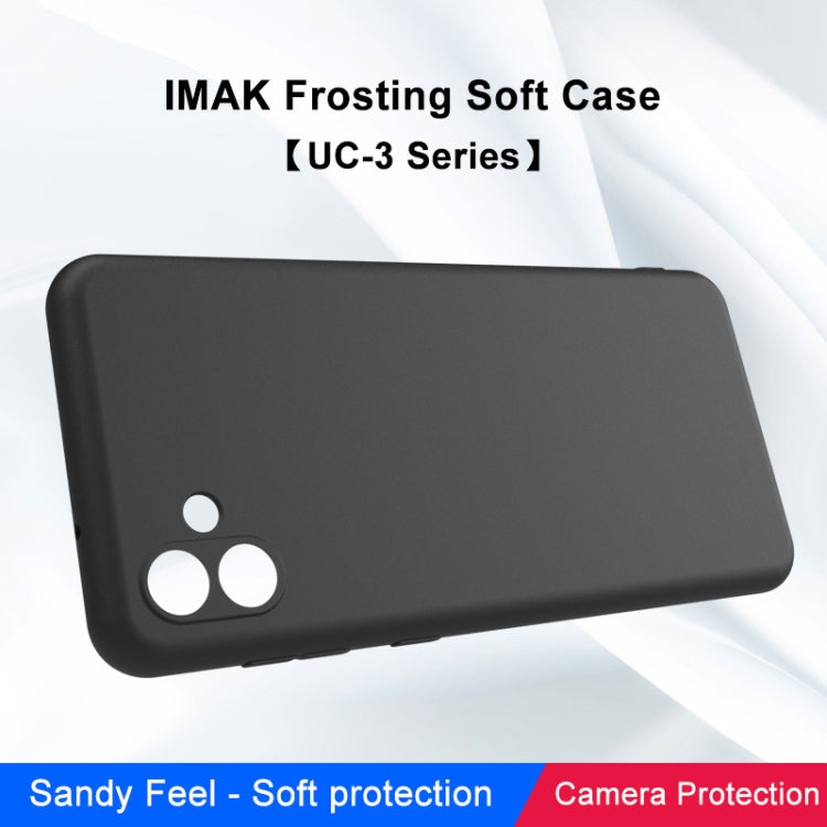 Black frosted TPU case, rear camera lens openings and tactile grip edges
