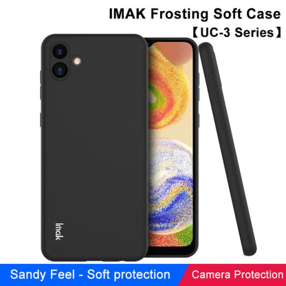 Black frosted TPU protective phone case with camera openings, shown with front