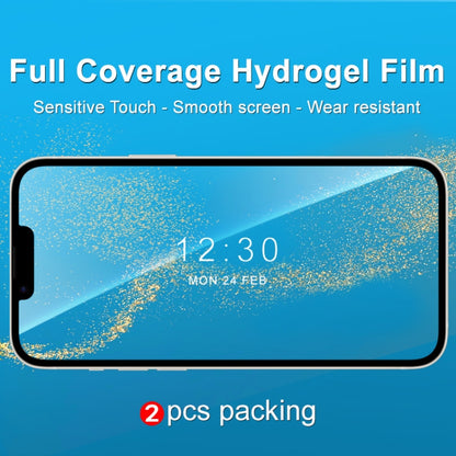 Curved hydrogel screen protector film for smartphone, full coverage 2-pack