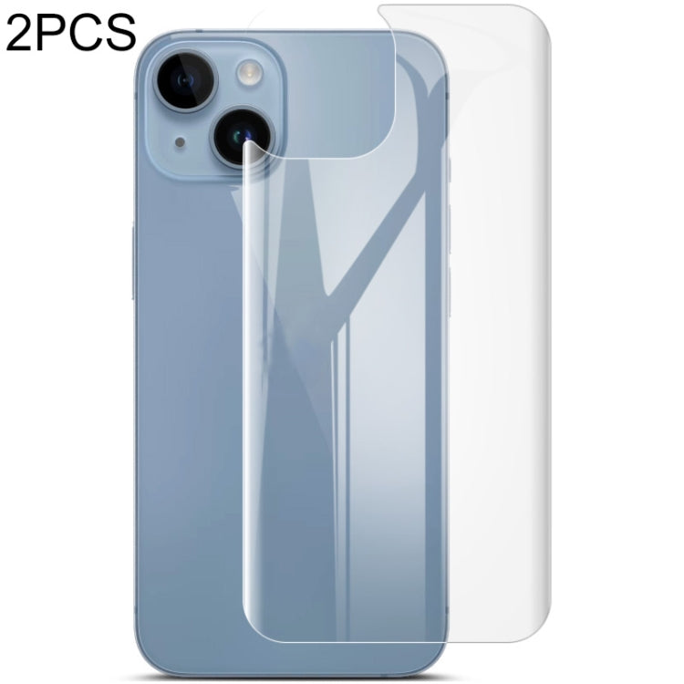 Curved hydrogel back protector film, transparent for phone back, 2-pack