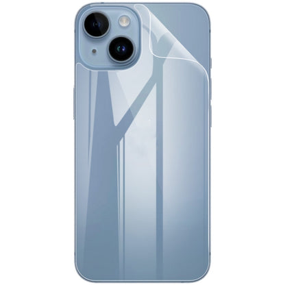 Curved hydrogel back protector film fitted on phone back, transparent 2-pack