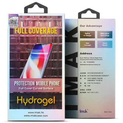 Hydrogel curved phone back protector packaging, full coverage 2-pack
