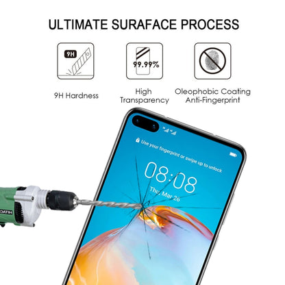 9H 2.5D tempered glass screen protector film set with anti-fingerprint coating icons