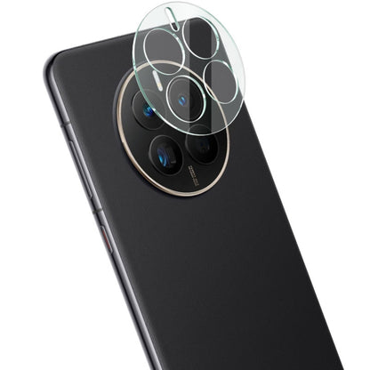 Clear integrated camera lens glass film on rear lenses of smartphone