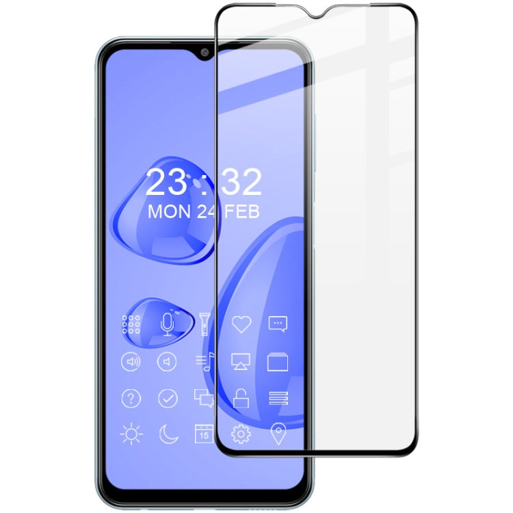 Full-screen clear tempered glass screen protector film for smartphone display
