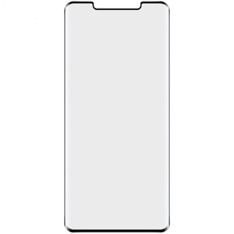 Curved tempered glass screen protector sheet with cutout edges