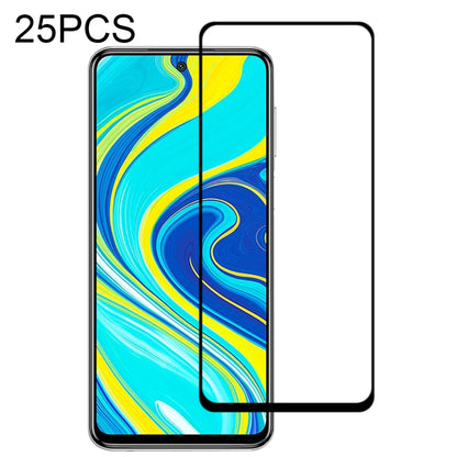 25-pack tempered glass screen protector with full-coverage fit and camera cutout