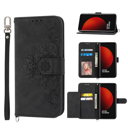 Skin-feel Flowers Embossed Wallet Leather Phone Case, For Xiaomi Redmi Note 11 Pro, For Xiaomi Redmi Note 11 5G, For Xiaomi Redmi Note 11S, For Xiaomi Redmi 10C, For Xiaomi Redmi 10 5G, For Xiaomi 12 Ultra, For Xiaomi 12 / 12X                          ...