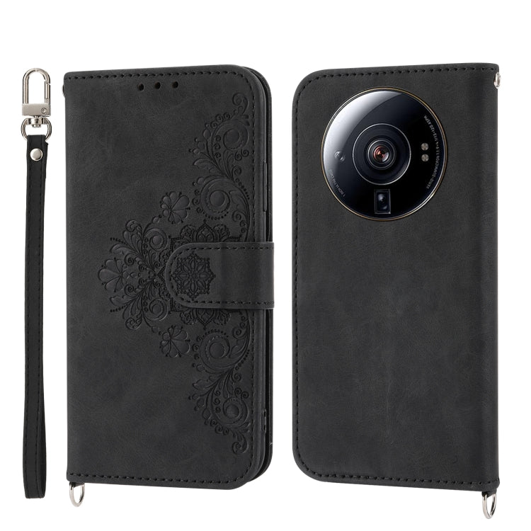 Skin-feel Flowers Embossed Wallet Leather Phone Case, For Xiaomi Redmi Note 11 Pro, For Xiaomi Redmi Note 11 5G, For Xiaomi Redmi Note 11S, For Xiaomi Redmi 10C, For Xiaomi Redmi 10 5G, For Xiaomi 12 Ultra, For Xiaomi 12 / 12X                          ...