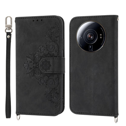 Skin-feel Flowers Embossed Wallet Leather Phone Case, For Xiaomi Redmi Note 11 Pro, For Xiaomi Redmi Note 11 5G, For Xiaomi Redmi Note 11S, For Xiaomi Redmi 10C, For Xiaomi Redmi 10 5G, For Xiaomi 12 Ultra, For Xiaomi 12 / 12X                          ...