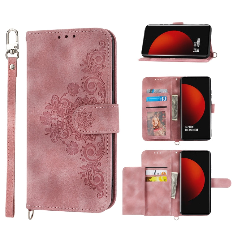Skin-feel Flowers Embossed Wallet Leather Phone Case, For Xiaomi Redmi Note 11 Pro, For Xiaomi Redmi Note 11 5G, For Xiaomi Redmi Note 11S, For Xiaomi Redmi 10C, For Xiaomi Redmi 10 5G, For Xiaomi 12 Ultra, For Xiaomi 12 / 12X                          ...