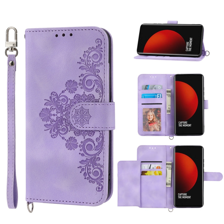 Skin-feel Flowers Embossed Wallet Leather Phone Case, For Xiaomi Redmi Note 11 Pro, For Xiaomi Redmi Note 11 5G, For Xiaomi Redmi Note 11S, For Xiaomi Redmi 10C, For Xiaomi Redmi 10 5G, For Xiaomi 12 Ultra, For Xiaomi 12 / 12X                          ...