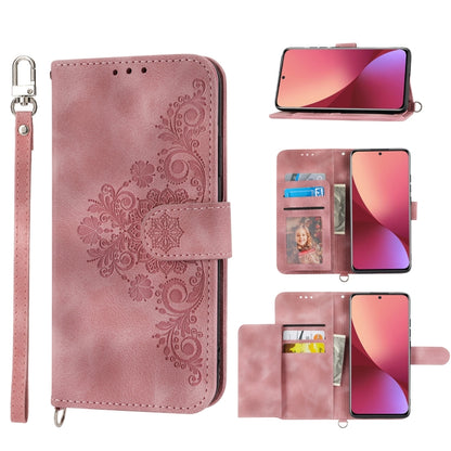 Skin-feel Flowers Embossed Wallet Leather Phone Case, For Xiaomi Redmi Note 11 Pro, For Xiaomi Redmi Note 11 5G, For Xiaomi Redmi Note 11S, For Xiaomi Redmi 10C, For Xiaomi Redmi 10 5G, For Xiaomi 12 Ultra, For Xiaomi 12 / 12X                          ...