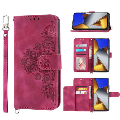 Skin-feel Flowers Embossed Wallet Leather Phone Case, For Xiaomi Redmi Note 11 Pro, For Xiaomi Redmi Note 11 5G, For Xiaomi Redmi Note 11S, For Xiaomi Redmi 10C, For Xiaomi Redmi 10 5G, For Xiaomi 12 Ultra, For Xiaomi 12 / 12X                          ...