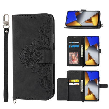 Skin-feel Flowers Embossed Wallet Leather Phone Case, For Xiaomi Redmi Note 11 Pro, For Xiaomi Redmi Note 11 5G, For Xiaomi Redmi Note 11S, For Xiaomi Redmi 10C, For Xiaomi Redmi 10 5G, For Xiaomi 12 Ultra, For Xiaomi 12 / 12X                          ...