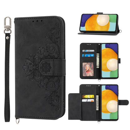 Skin-feel Flowers Embossed Wallet Leather Phone Case, For Xiaomi Redmi Note 11 Pro, For Xiaomi Redmi Note 11 5G, For Xiaomi Redmi Note 11S, For Xiaomi Redmi 10C, For Xiaomi Redmi 10 5G, For Xiaomi 12 Ultra, For Xiaomi 12 / 12X                          ...