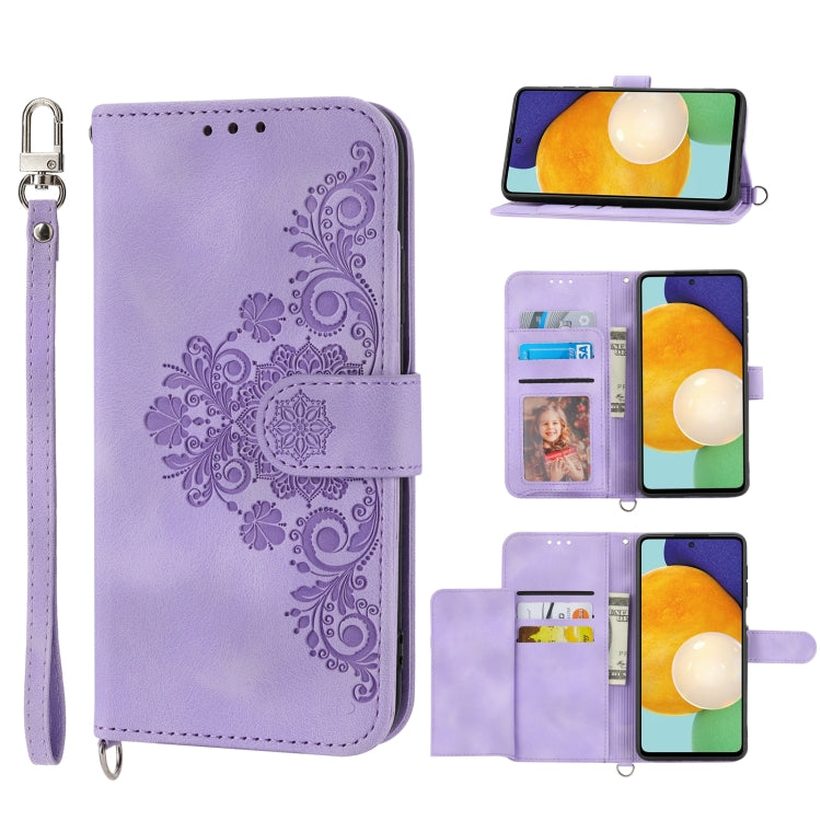 Skin-feel Flowers Embossed Wallet Leather Phone Case, For Xiaomi Redmi Note 11 Pro, For Xiaomi Redmi Note 11 5G, For Xiaomi Redmi Note 11S, For Xiaomi Redmi 10C, For Xiaomi Redmi 10 5G, For Xiaomi 12 Ultra, For Xiaomi 12 / 12X                          ...