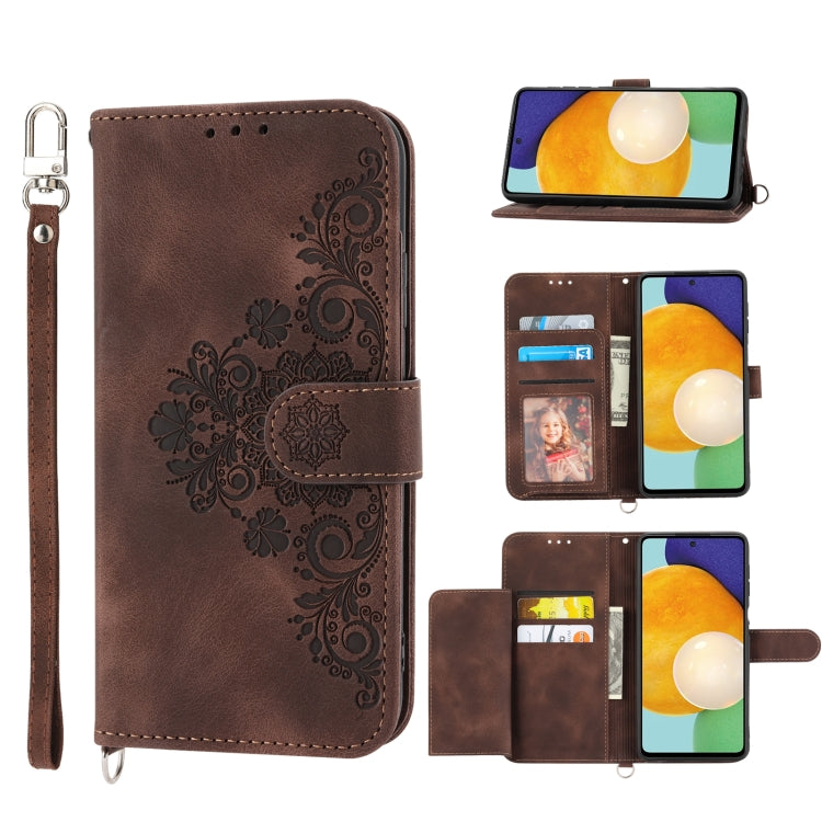Skin-feel Flowers Embossed Wallet Leather Phone Case, For Xiaomi Redmi Note 11 Pro, For Xiaomi Redmi Note 11 5G, For Xiaomi Redmi Note 11S, For Xiaomi Redmi 10C, For Xiaomi Redmi 10 5G, For Xiaomi 12 Ultra, For Xiaomi 12 / 12X                          ...
