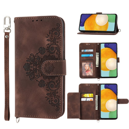 Skin-feel Flowers Embossed Wallet Leather Phone Case, For Xiaomi Redmi Note 11 Pro, For Xiaomi Redmi Note 11 5G, For Xiaomi Redmi Note 11S, For Xiaomi Redmi 10C, For Xiaomi Redmi 10 5G, For Xiaomi 12 Ultra, For Xiaomi 12 / 12X                          ...