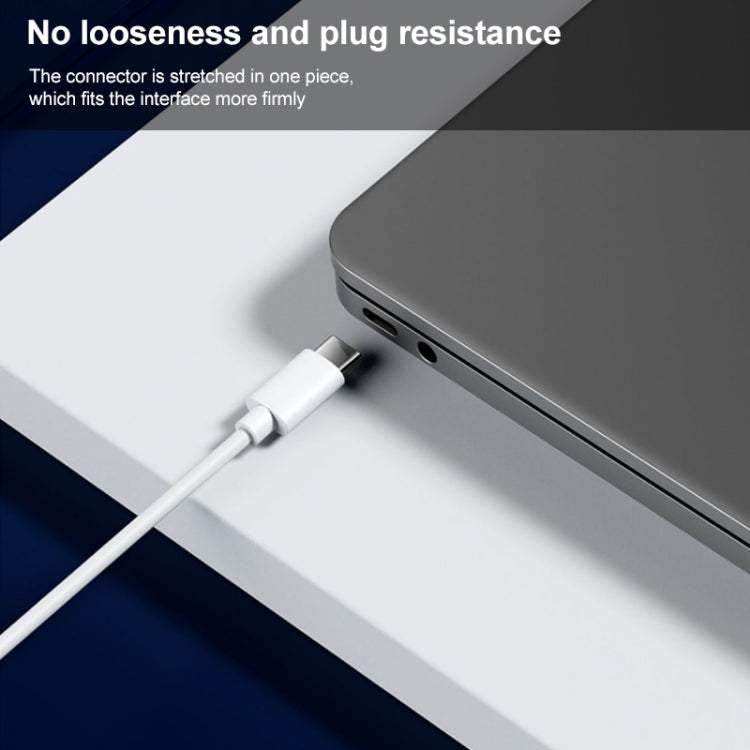 Dual USB-C charging cable plug inserted into a port with tight connector fit