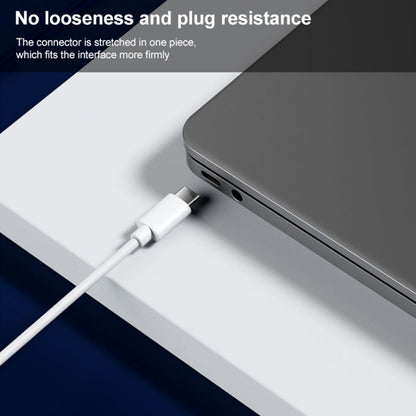 Dual USB-C charging cable plug inserted into a port with tight connector fit