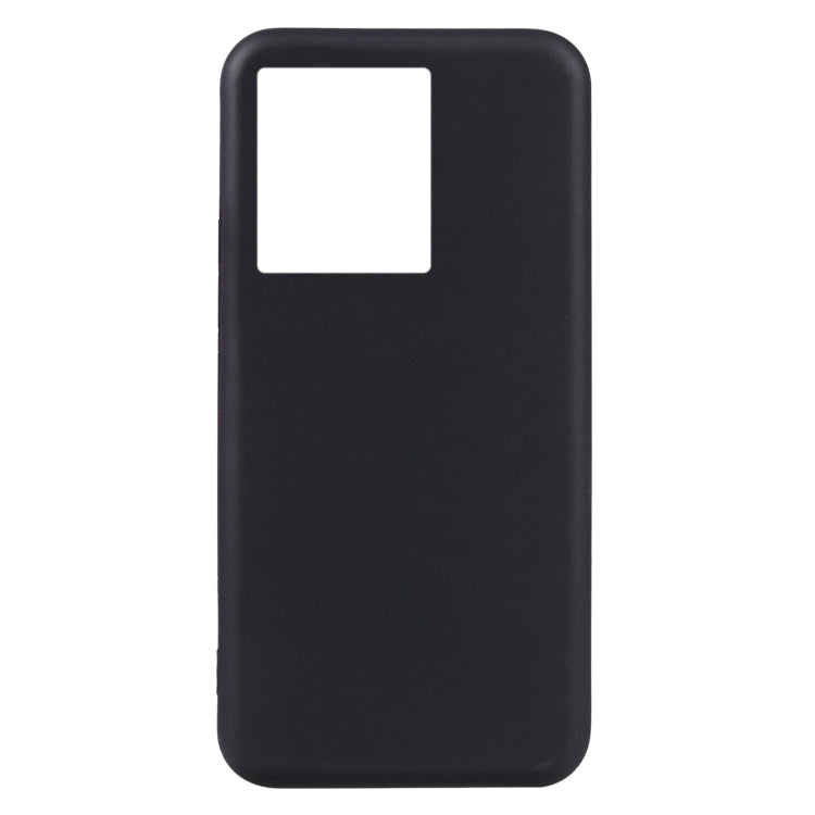 Black TPU phone case with plain back and opening at top