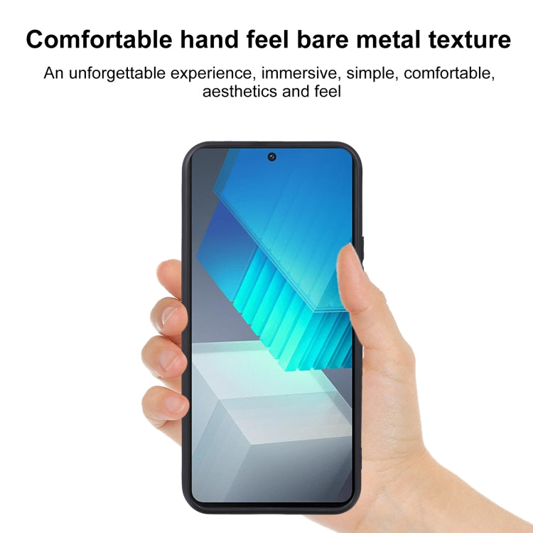 Black TPU phone case on smartphone with raised edges around the front