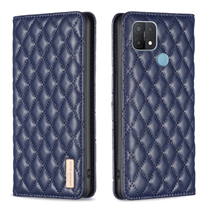 Diamond Lattice Magnetic Leather Flip Phone Case, For OPPO A7, For OPPO A15, For OPPO A16s / A16 / A54s / A55 5G / A54 4G, For OPPO A57 4G, For OPPO A74 4G / F19 4G, For OPPO A74 5G / A93 5G / A54 5G, For OPPO A76 4G / A36 4G / K10 4G / Realme 9i      ...