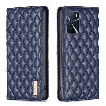 Diamond Lattice Magnetic Leather Flip Phone Case, For OPPO A7, For OPPO A15, For OPPO A16s / A16 / A54s / A55 5G / A54 4G, For OPPO A57 4G, For OPPO A74 4G / F19 4G, For OPPO A74 5G / A93 5G / A54 5G, For OPPO A76 4G / A36 4G / K10 4G / Realme 9i      ...