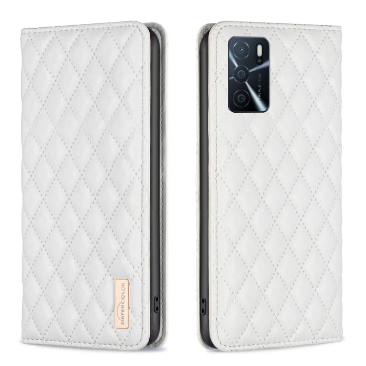 Diamond Lattice Magnetic Leather Flip Phone Case, For OPPO A7, For OPPO A15, For OPPO A16s / A16 / A54s / A55 5G / A54 4G, For OPPO A57 4G, For OPPO A74 4G / F19 4G, For OPPO A74 5G / A93 5G / A54 5G, For OPPO A76 4G / A36 4G / K10 4G / Realme 9i      ...