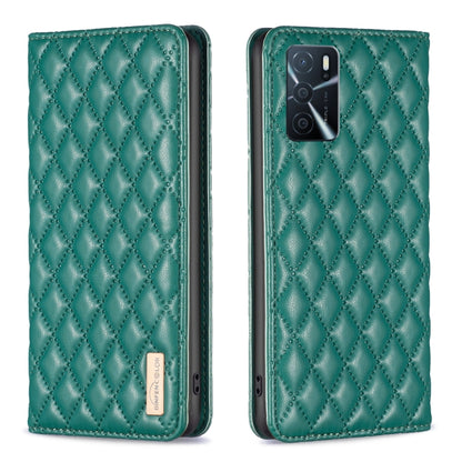 Diamond Lattice Magnetic Leather Flip Phone Case, For OPPO A7, For OPPO A15, For OPPO A16s / A16 / A54s / A55 5G / A54 4G, For OPPO A57 4G, For OPPO A74 4G / F19 4G, For OPPO A74 5G / A93 5G / A54 5G, For OPPO A76 4G / A36 4G / K10 4G / Realme 9i      ...