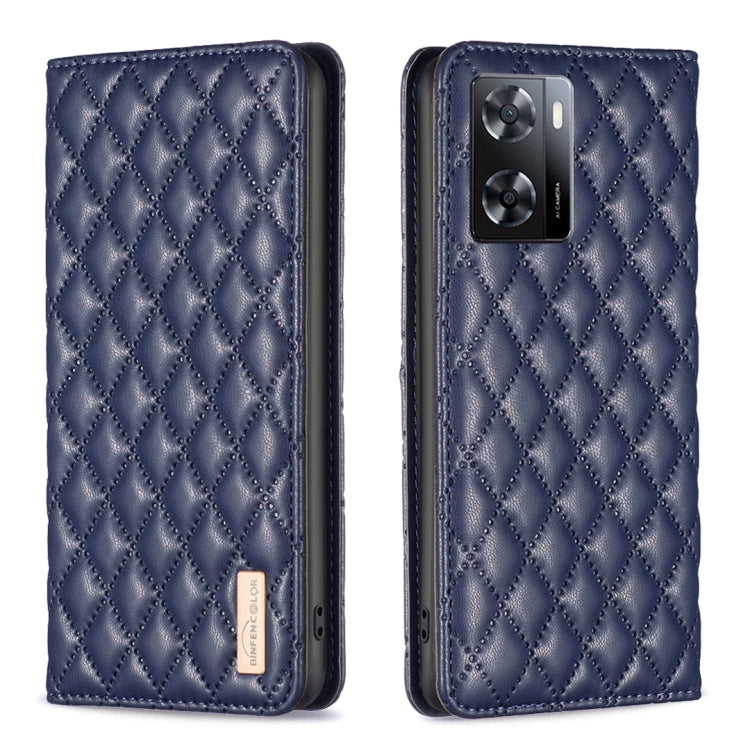 Diamond Lattice Magnetic Leather Flip Phone Case, For OPPO A7, For OPPO A15, For OPPO A16s / A16 / A54s / A55 5G / A54 4G, For OPPO A57 4G, For OPPO A74 4G / F19 4G, For OPPO A74 5G / A93 5G / A54 5G, For OPPO A76 4G / A36 4G / K10 4G / Realme 9i      ...