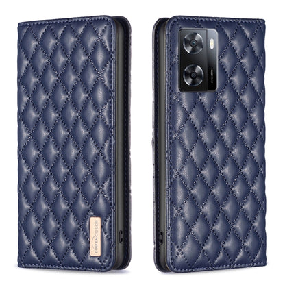 Diamond Lattice Magnetic Leather Flip Phone Case, For OPPO A7, For OPPO A15, For OPPO A16s / A16 / A54s / A55 5G / A54 4G, For OPPO A57 4G, For OPPO A74 4G / F19 4G, For OPPO A74 5G / A93 5G / A54 5G, For OPPO A76 4G / A36 4G / K10 4G / Realme 9i      ...