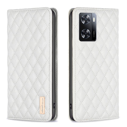 Diamond Lattice Magnetic Leather Flip Phone Case, For OPPO A7, For OPPO A15, For OPPO A16s / A16 / A54s / A55 5G / A54 4G, For OPPO A57 4G, For OPPO A74 4G / F19 4G, For OPPO A74 5G / A93 5G / A54 5G, For OPPO A76 4G / A36 4G / K10 4G / Realme 9i      ...