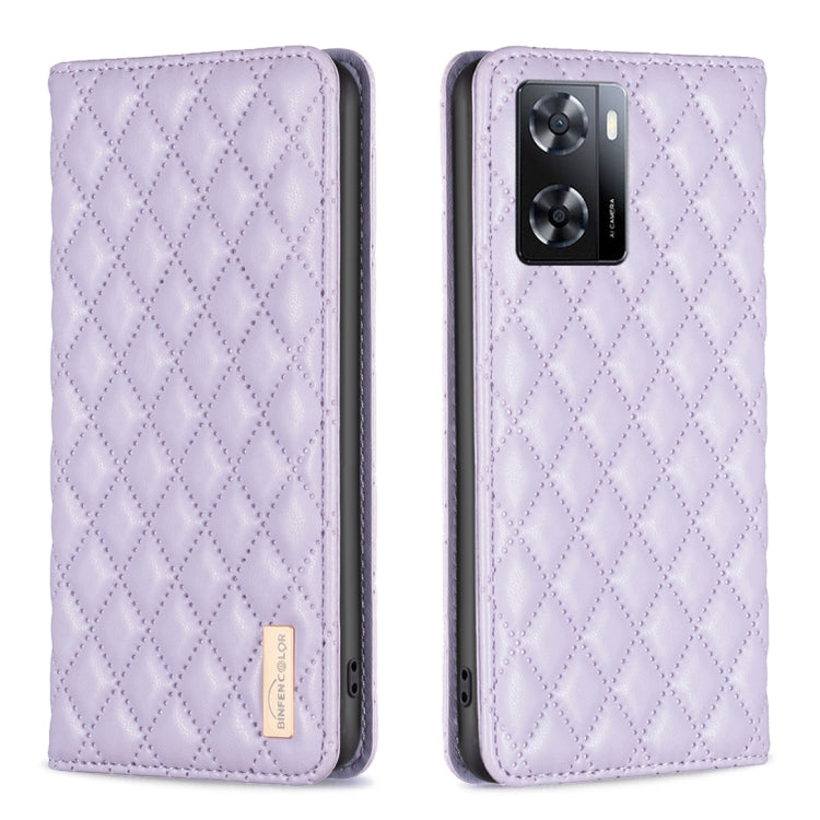 Diamond Lattice Magnetic Leather Flip Phone Case, For OPPO A7, For OPPO A15, For OPPO A16s / A16 / A54s / A55 5G / A54 4G, For OPPO A57 4G, For OPPO A74 4G / F19 4G, For OPPO A74 5G / A93 5G / A54 5G, For OPPO A76 4G / A36 4G / K10 4G / Realme 9i      ...