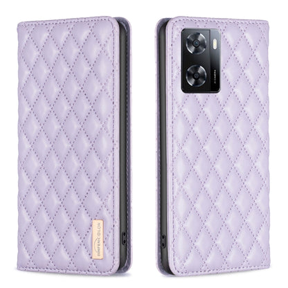 Diamond Lattice Magnetic Leather Flip Phone Case, For OPPO A7, For OPPO A15, For OPPO A16s / A16 / A54s / A55 5G / A54 4G, For OPPO A57 4G, For OPPO A74 4G / F19 4G, For OPPO A74 5G / A93 5G / A54 5G, For OPPO A76 4G / A36 4G / K10 4G / Realme 9i      ...
