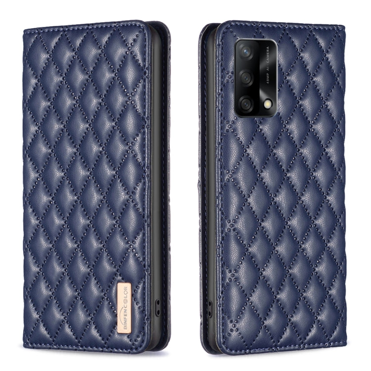Diamond Lattice Magnetic Leather Flip Phone Case, For OPPO A7, For OPPO A15, For OPPO A16s / A16 / A54s / A55 5G / A54 4G, For OPPO A57 4G, For OPPO A74 4G / F19 4G, For OPPO A74 5G / A93 5G / A54 5G, For OPPO A76 4G / A36 4G / K10 4G / Realme 9i      ...