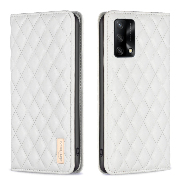 Diamond Lattice Magnetic Leather Flip Phone Case, For OPPO A7, For OPPO A15, For OPPO A16s / A16 / A54s / A55 5G / A54 4G, For OPPO A57 4G, For OPPO A74 4G / F19 4G, For OPPO A74 5G / A93 5G / A54 5G, For OPPO A76 4G / A36 4G / K10 4G / Realme 9i      ...