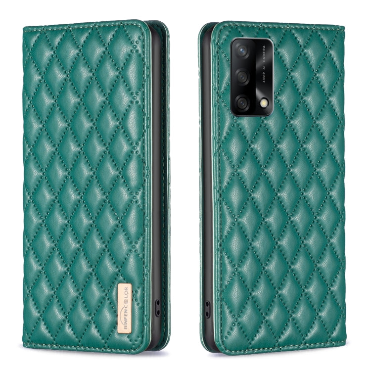 Diamond Lattice Magnetic Leather Flip Phone Case, For OPPO A7, For OPPO A15, For OPPO A16s / A16 / A54s / A55 5G / A54 4G, For OPPO A57 4G, For OPPO A74 4G / F19 4G, For OPPO A74 5G / A93 5G / A54 5G, For OPPO A76 4G / A36 4G / K10 4G / Realme 9i      ...