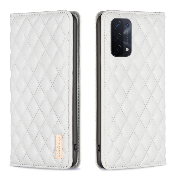 Diamond Lattice Magnetic Leather Flip Phone Case, For OPPO A7, For OPPO A15, For OPPO A16s / A16 / A54s / A55 5G / A54 4G, For OPPO A57 4G, For OPPO A74 4G / F19 4G, For OPPO A74 5G / A93 5G / A54 5G, For OPPO A76 4G / A36 4G / K10 4G / Realme 9i      ...