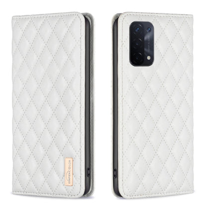 Diamond Lattice Magnetic Leather Flip Phone Case, For OPPO A7, For OPPO A15, For OPPO A16s / A16 / A54s / A55 5G / A54 4G, For OPPO A57 4G, For OPPO A74 4G / F19 4G, For OPPO A74 5G / A93 5G / A54 5G, For OPPO A76 4G / A36 4G / K10 4G / Realme 9i      ...