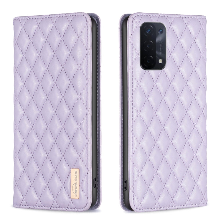Diamond Lattice Magnetic Leather Flip Phone Case, For OPPO A7, For OPPO A15, For OPPO A16s / A16 / A54s / A55 5G / A54 4G, For OPPO A57 4G, For OPPO A74 4G / F19 4G, For OPPO A74 5G / A93 5G / A54 5G, For OPPO A76 4G / A36 4G / K10 4G / Realme 9i      ...