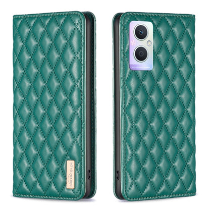 Diamond Lattice Magnetic Leather Flip Phone Case, For OPPO A7, For OPPO A15, For OPPO A16s / A16 / A54s / A55 5G / A54 4G, For OPPO A57 4G, For OPPO A74 4G / F19 4G, For OPPO A74 5G / A93 5G / A54 5G, For OPPO A76 4G / A36 4G / K10 4G / Realme 9i      ...