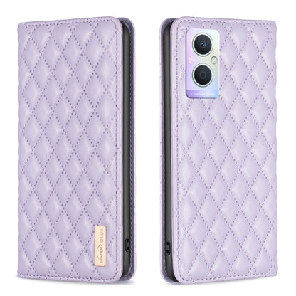 Diamond Lattice Magnetic Leather Flip Phone Case, For OPPO A7, For OPPO A15, For OPPO A16s / A16 / A54s / A55 5G / A54 4G, For OPPO A57 4G, For OPPO A74 4G / F19 4G, For OPPO A74 5G / A93 5G / A54 5G, For OPPO A76 4G / A36 4G / K10 4G / Realme 9i      ...