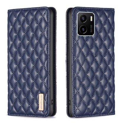 Diamond Lattice Magnetic Leather Flip Phone Case, For vivo Y15s, For vivo Y20, For vivo Y21s / Y21 / Y33s, For vivo Y35 4G / Y22s, For vivo Y51 2020 / Y51a / Y51s